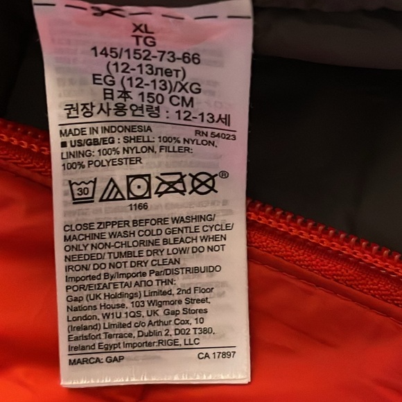 Gap PRIMALOFT Puffer Jacket  NWOT,  SZ XL - Picture 4 of 5